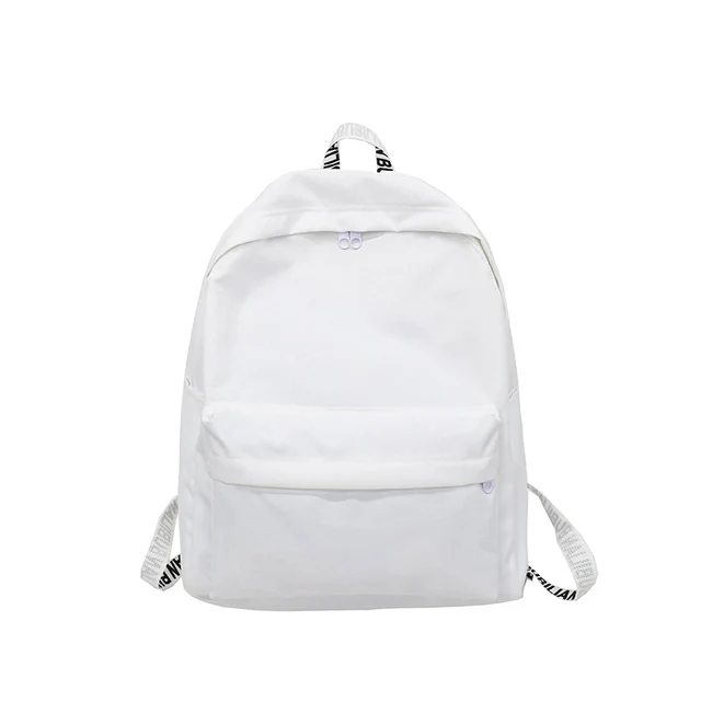 New South Korea Simple Canvas Unisex Shoulder Bag Female Backpack