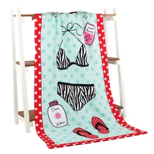 

70*140cm Microfiber Bath Beach Towel bikini printed Drying Washcloth Swimwear Shower For Gift Drying Toalla Bathroom