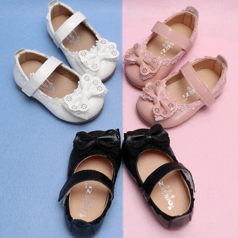 Осень г. Новые тонкие туфли для девочек женские детское мягкое на нескользящей подошве обувь для маленькой принцессы#1