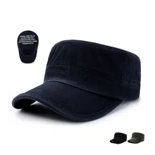 LCPEO модная мужская военная шапка Весенняя новая Солнцезащитная шляпа ретро промытая плоская кепка