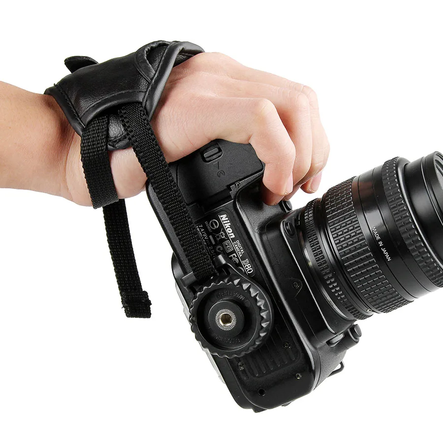 Ремешок на запястье для камеры DSLR с резьбовым креплением 1/4 Canon Nikon Sony Pentax Fujifilm