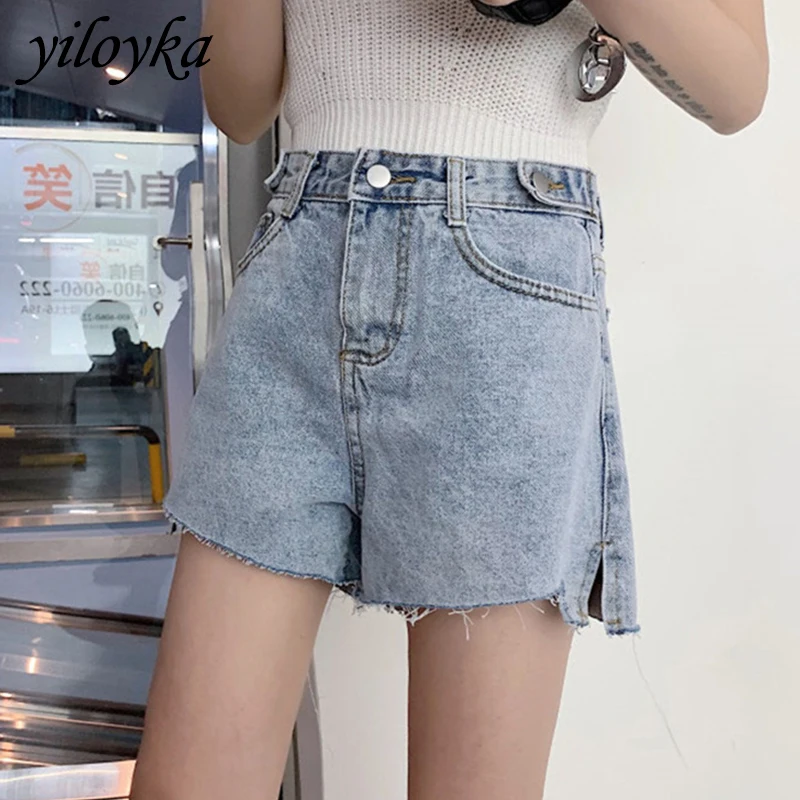 

2019 Summer Shorts Sexy Ripped Hole Short Jeans Womens High Waist Shorts Denim Shorts For Women Casual Short Femme Plus Size