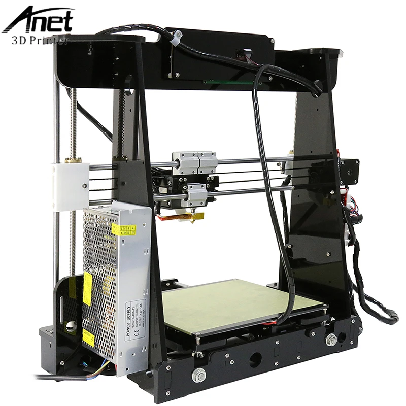 Anet A8 i3 Impresora 3D принтер Высокая точность Imprimante DIY набор с алюминиевым Экструдером