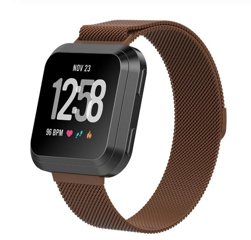 Регулируемый ремешок Миланская петля Замена для Fitbit часы Versa браслет 125 мм 210