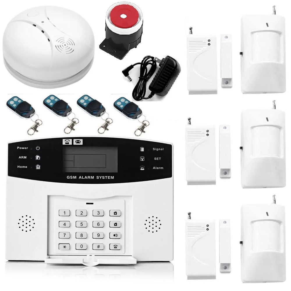 Buy 2017 New GSM Home Keypad Security Burglar Alarm System 99 Wireless and 7