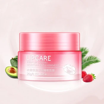 

20ml Natural Lips Sleeping Mask Makeup Moisturizing Exfoliating Lip Balm Moisturizing Nourish Lip Care Skin