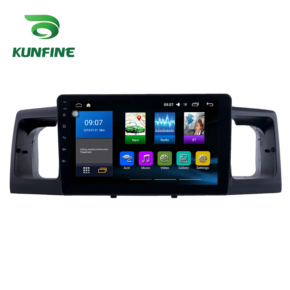 Best Octa Core 1024*600 Android 8.1 Car DVD GPS Navigation Player Deckless Car Stereo For Toyota Corolla EX 2013 2017 Radio Headunit