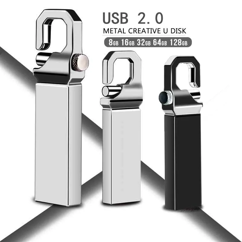 

Usb Flash Drive 32GB Pen Drive 128GB 16GB 8GB Pendrive 64GB Memory Stick New Design High Quality Metal Cle Memoria Usb Stick Key
