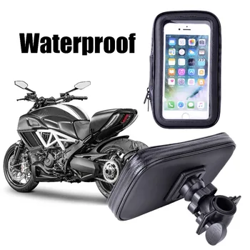 

Waterproof Bike Phone Holder Phone Stand Support for iPhone 4 5 6 Plus Bicycle GPS Holder Phone Bag Moto Suporte Para Celular