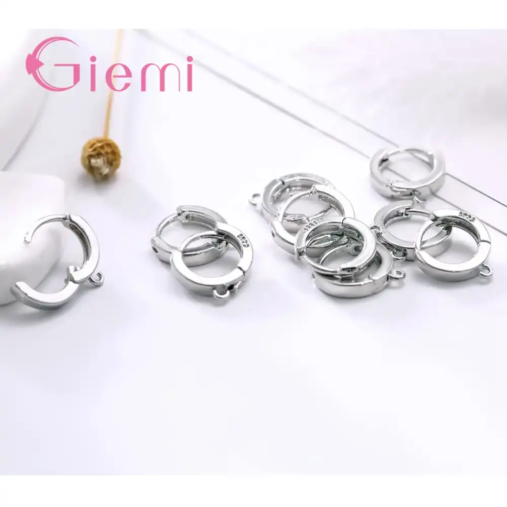 Top Quality 925 Sterling Silver Jewelry Earring Parts Wide Use Diy 925 Sterling Silver Jewelry Earring