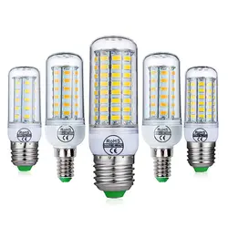 Goodland E27 светодиодный светильник 220 V SMD 5730 E14 светодиодный свет 24 36 48 56 69 72 светодиодные лампы «Кукуруза» лампы, люстры для светодиодное