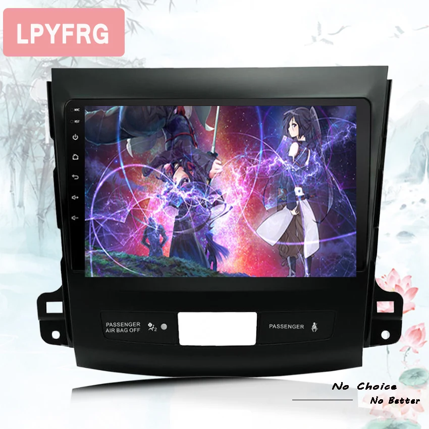 Автомагнитола IPS 9 &quot android 10 0 автомобильный dvd GPS плеер Navi Стерео для Mitsubishi Outlander 2006