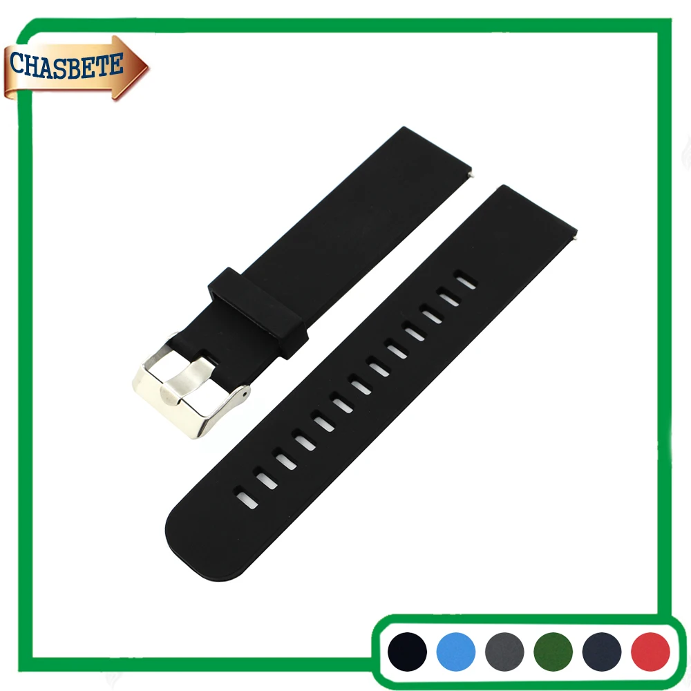 Silicone Rubber Watch Band for Omega Watchband 18mm 20mm 22mm Quick Release Resin Strap Belt Wrist