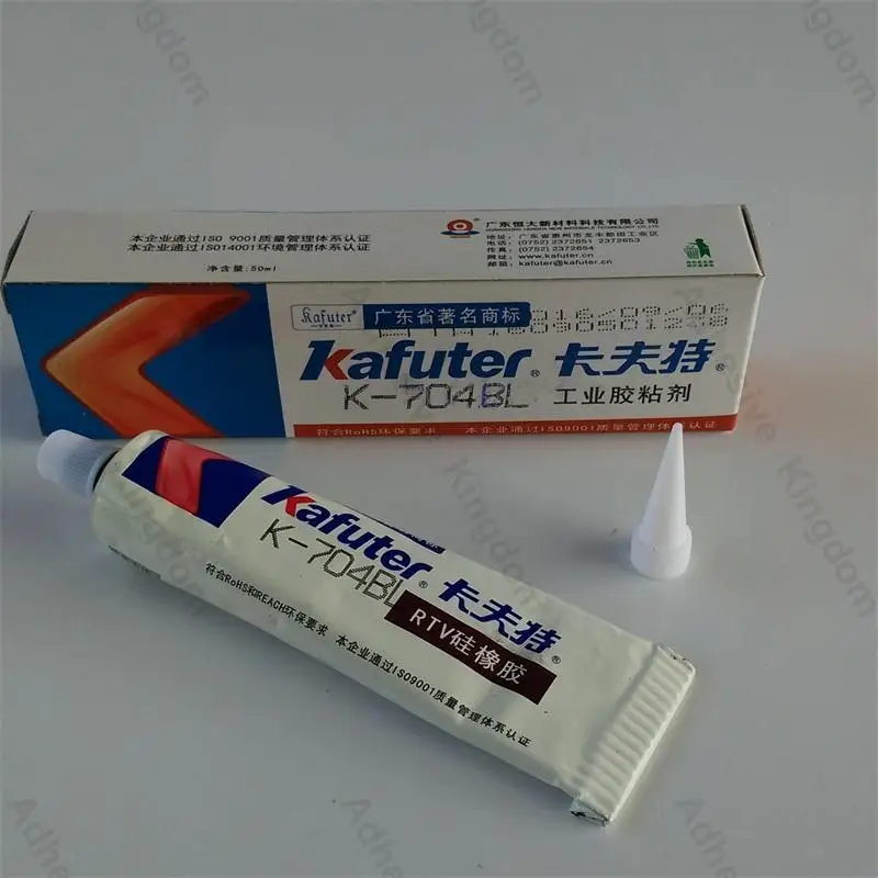 

Kafuter 50ml K-704BL black semi-flowing sealant silicone sealant high temperature adhesives