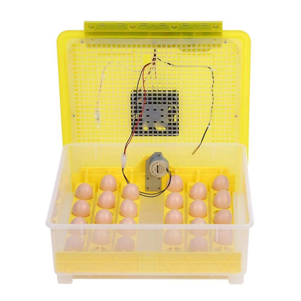 48-Eggs Intelligent Automatic Egg Incubator Temperature Control Hatcher for Hatching Chicken Duck Bird Quail Poultry 48-Eggs Intelligent Automatic Egg Incubator Temperature Control Hatcher for Hatching Chicken Duck Bird Quail Poultry