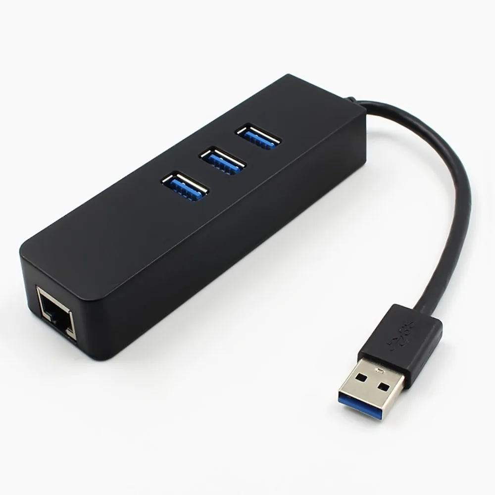 3-Порты и разъёмы USB 3,0 концентратор с RJ45 10/100/1000 адаптер Gigabit Ethernet конвертер LAN проводной сетевой usb-адаптер для Планшеты и многое другое