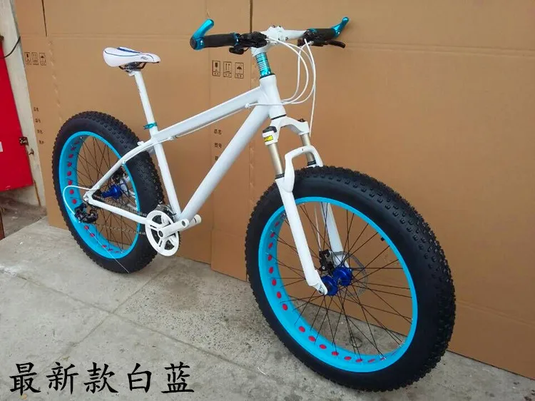 Flash Deal Kalosse 27 speed   DIY colors  26er  mountain bike  26*4.0 tires  M4000   Snow mountain bicycle   Beach  bike 0