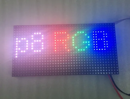 Двери полного цвета экрана прокладки специальный модуль P8 RGB 320*160 мм 1/5S HUB75 Интерфейс определение P8 полноцветный модуль