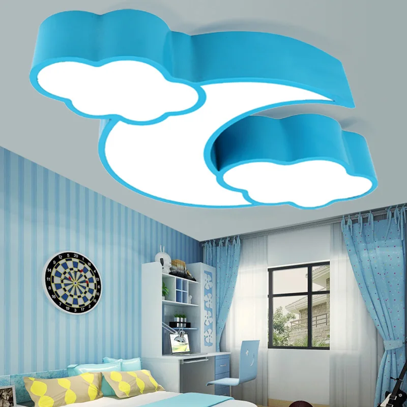 

Children cloud led ceiling lamp color creative boy girl bedroom personality kindergarten playground hanging lamp ZA81049