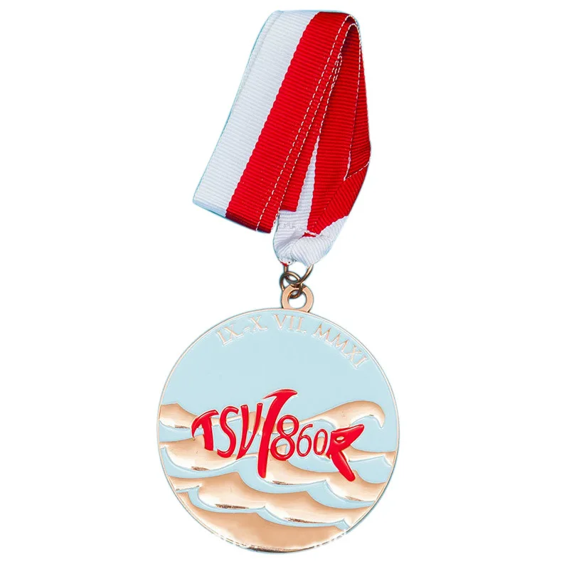 

Wholesale and retail 3D swimming competition round medal