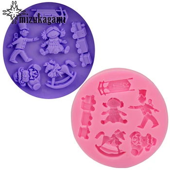 

UV Resin Jewelry Liquid Silicone Mold Kids Amusement Park Toys Resin Charms Molds For DIY Intersperse Decorate Making Jewelry