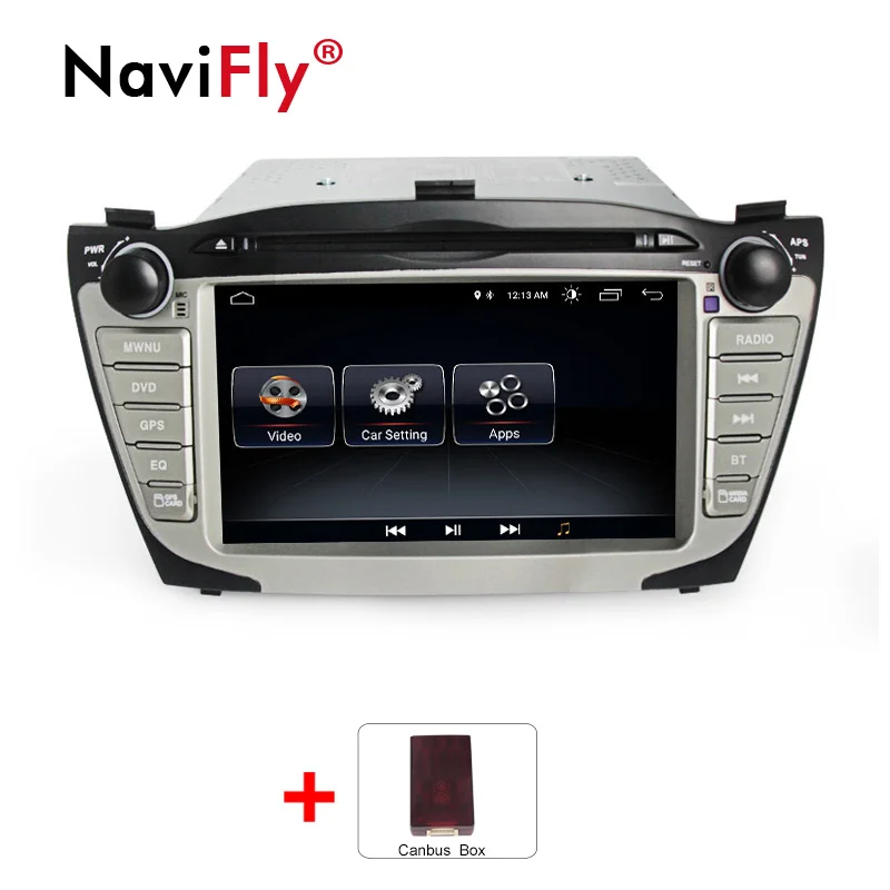 Sale New! 2din Android 8.1 Car radio GPS Navigation For Hyundai ix35 Tucson 2009-2015 Audio Radio Stereo Head Unit WIFI BT RDS Canbus 9