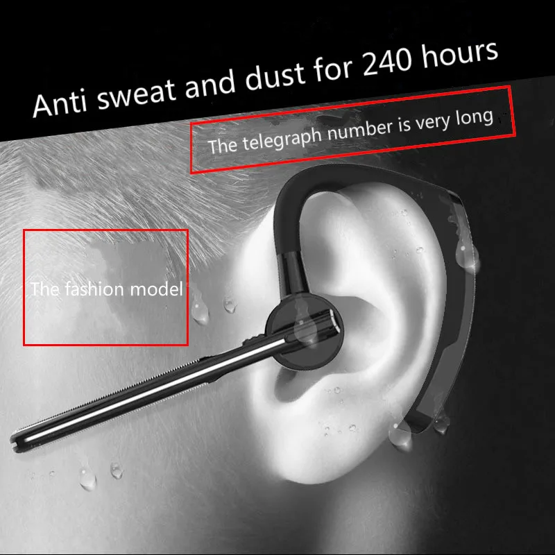 4.1 Business Bluetooth Headset P8 Sweat Proof Intelligent Wireless Phone | Электроника