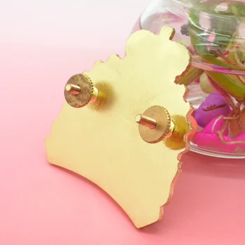 

custom zin alloy product,gold plated,3D, 2 screws