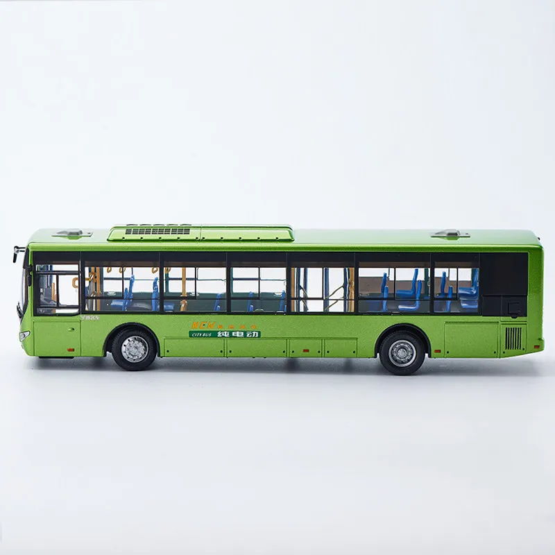 Коллекционная модель из сплава, подарок 1:42, Yutong E12, чистый электрический автобус, городской транспорт, литая игрушка, модель украшения
