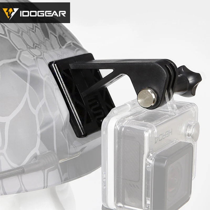 

IDOGEAR Tactical Camera Helmet Fixed Adapter Mount Airsoft Camera Adapter Kit for GoPro Action Shot Gun Hunting Rifle 3923