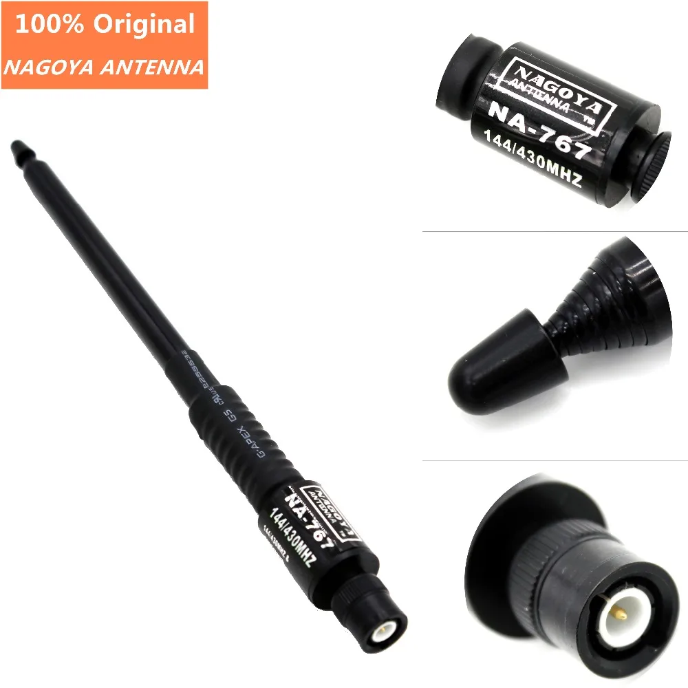 100% оригинал NAGOYA NA 767 BNC 144/430 МГц двухдиапазонная антенна для Kenwood ICOM IC V8 V80 V82 TK300 TK308