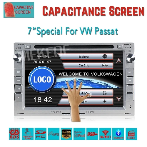 Черный/серебристый цвет автомобильный DVD gps Радио для старых VW Transporter T4/T5 Bora Passat Mk5 Golf Mk4 Polo Jetta Радио стерео - Цвет: silver