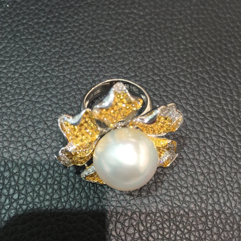 Рисунок 4 - Кольцо с натуральным жемчугом диаметром 15 мм