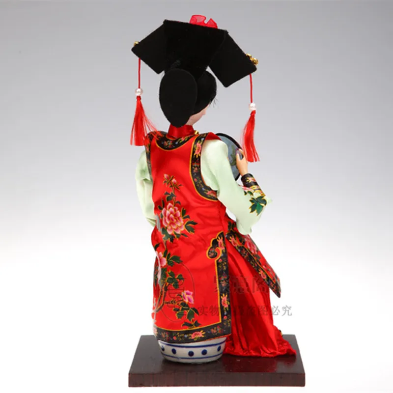 Китайские национальные куклы династии Цин, шелковая Статуэтка принцессы, украшения для дома, кукольный костюм ручной работы, креативный подарок для детей