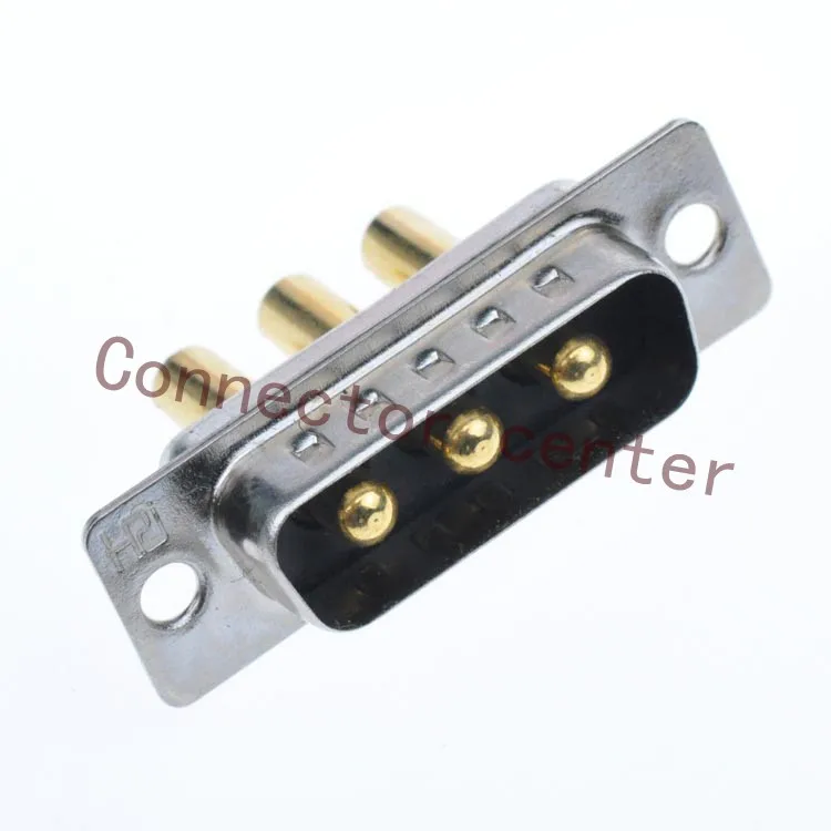 

High Power DSUB DB Connector 3W3 male Machined Pin Full Gold Flash Wire Type