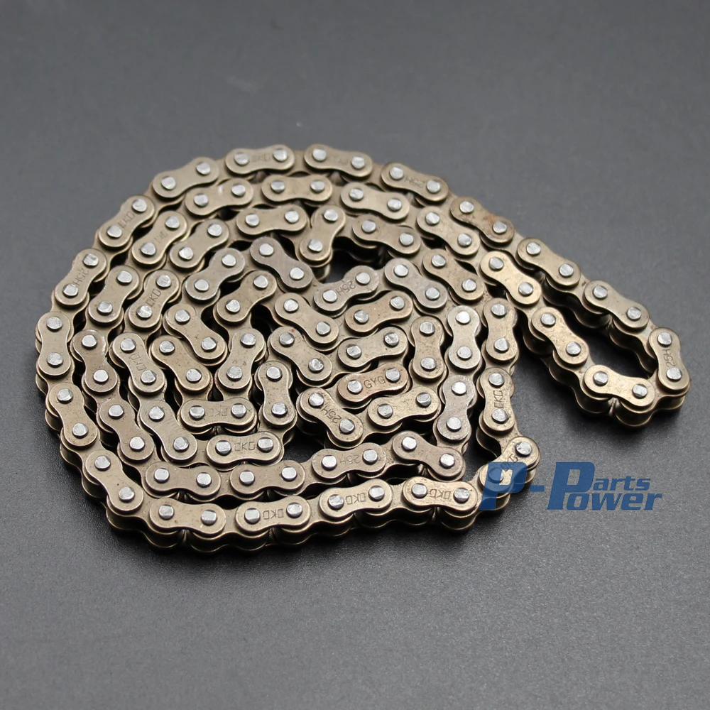 25H Chain 128 Links For 47cc 49cc Mini Moto Dirt ATV Quad Pocket Bike