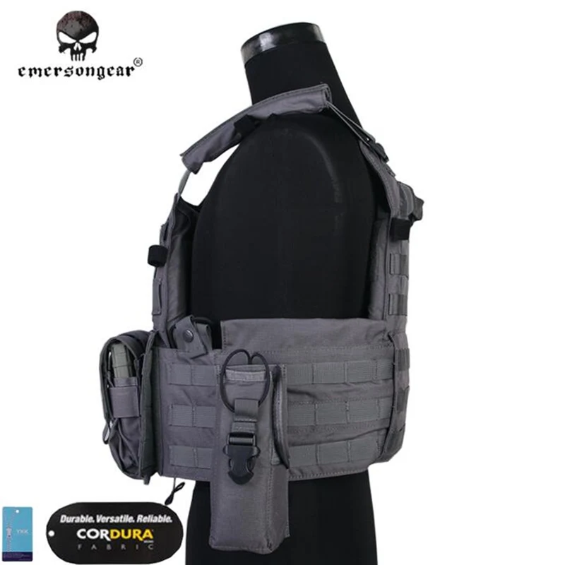 Emersongear LBT6094A стильный жилет армированный корпус с 3 карманами для страйкбола