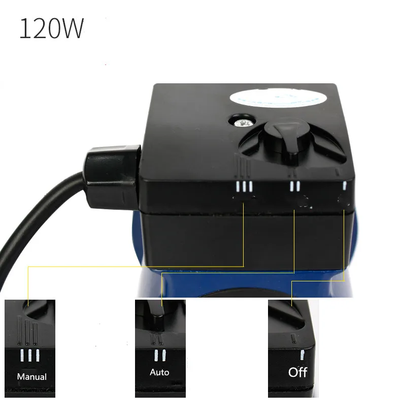 120 Вт бытовой бустерный насос водонагреватель автоматический без шума Бустерный Насос для труб бытовой автоматический циркуляционный насос