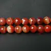 Free Shipping Natural Stone red orange  Stripe Agat Round Loose Beads 4 6 8 10 12MM Pick Size For Jewelry Making ► Photo 1/3