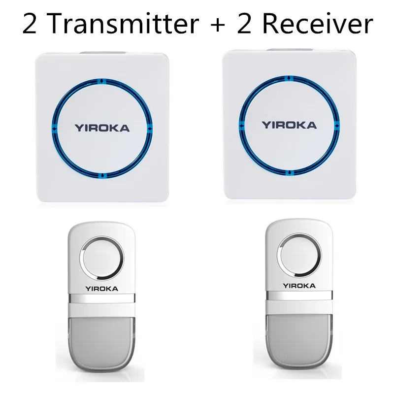 No need battery Wireless Door Bell Waterproof Push Button Doorbell for