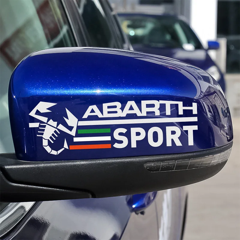 3 пары ABARTH Спорт Зеркало заднего вида Наклейки наклейка автомобиль-Стайлинг для