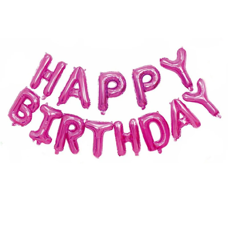 Украшения на день рождения для детей, малышей, взрослых, шары на день рождения, декоративные алюминиевые воздушные шары на день рождения