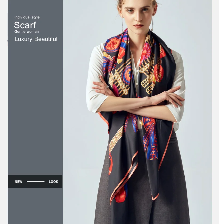 71 floral scarf