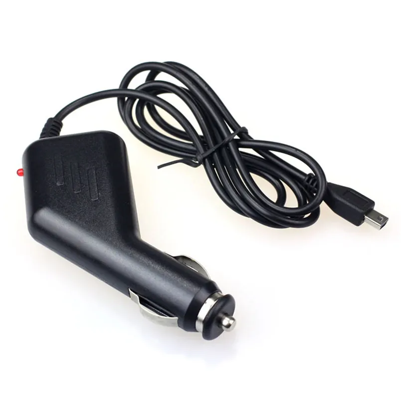 Universal Car mini USB Charger Power Adapter For Garmin Nuvi GPS Black