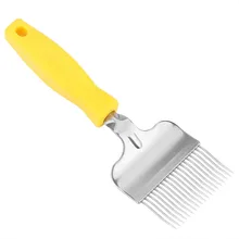 Высокое качество Пчеловодство Нержавеющая сталь Мёд гребень Пчеловодство Tine разворачивающая вилка куст