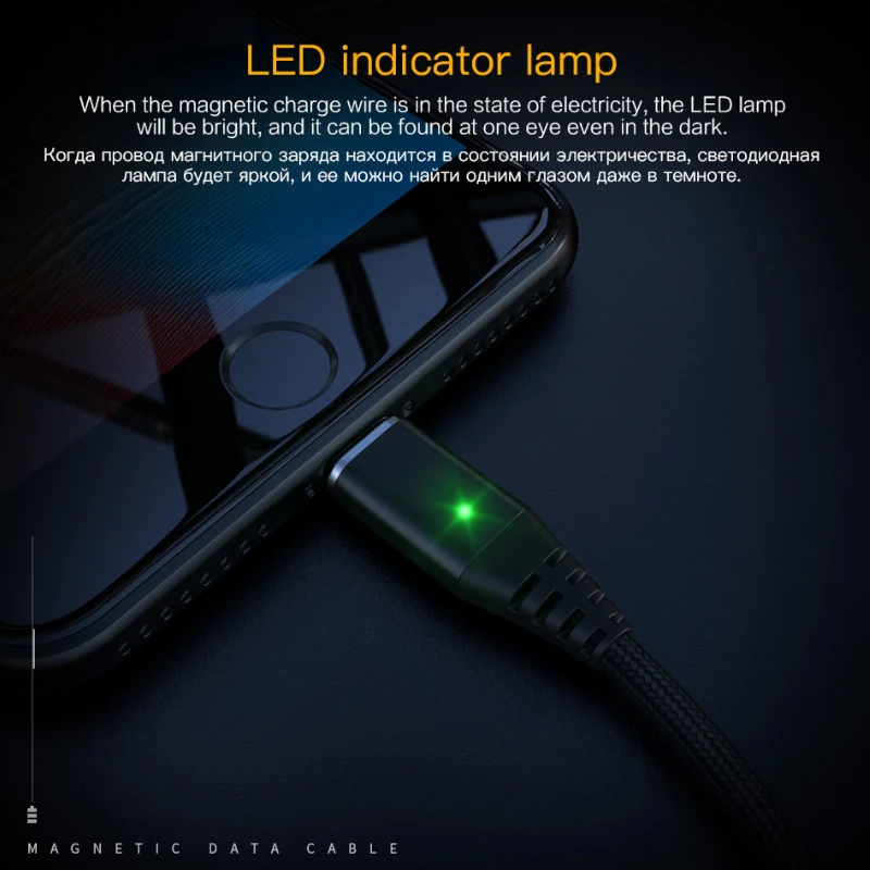  PZOZ Magnetische Kabel 2M Typ C Micro USB C Schnelle Lade Telefon Microusb Typ-C Magnet Ladegerät u