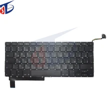 10pcs/lot NEW original for macbook pro 15.4” RU keyboard A1286 Russian Russia keyboard without backlight 2009 2010 2011 2012
