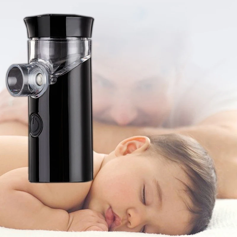 

NEW USB Rechargeable Ultrasonic Handheld Facial Steamer Mist Inhaler Vaporizer Personal Mist Inhaler Portable Mesh Nebulizer
