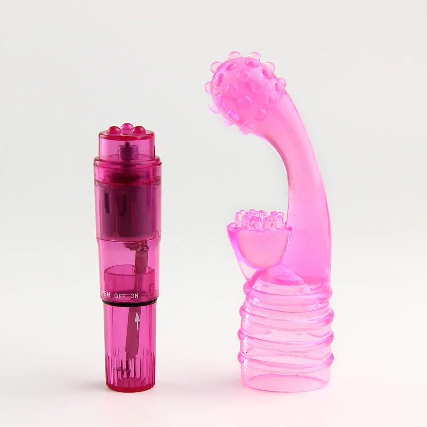 2 colori giocattoli sessuali femminili dito corolla punto G artificiale vibrante impermeabile clitoride prodotti sessuali dildo 1 pz_voghion.com