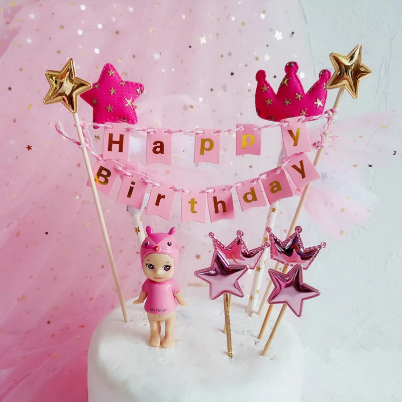 Christmas-Happy-Birthday-Cake-Topper-Xmas-Navidad-New-Year-Black-Gold-Cake-Top-Decor-for-Home (5)